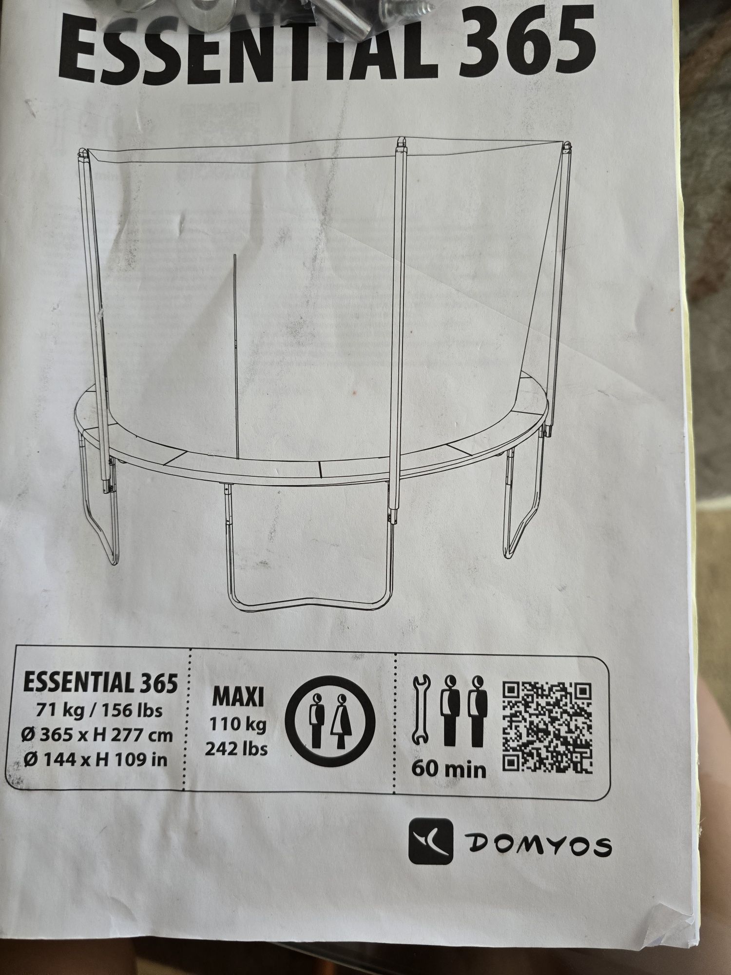 Trampolim Domyos 365