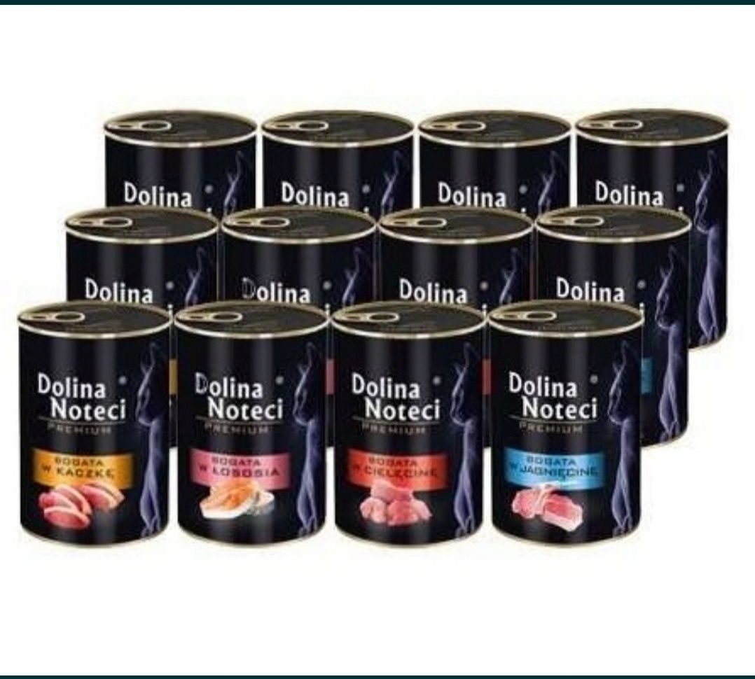 Dolina Noteci Premium 12x400g Mokra Karma Dla Kotów w Puszce Mix Smakó