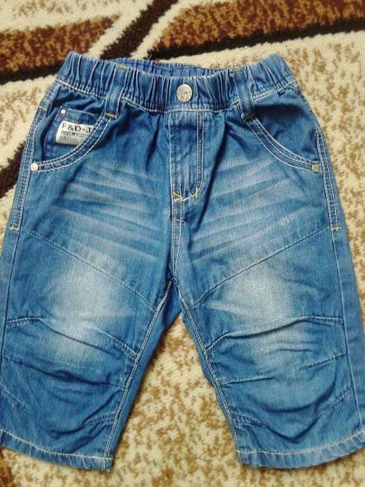 Джинсовые бриджи