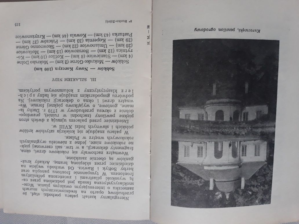 BUSKO i okolice oraz szlak Nidy 1960 Zwolski PTTK Kielce