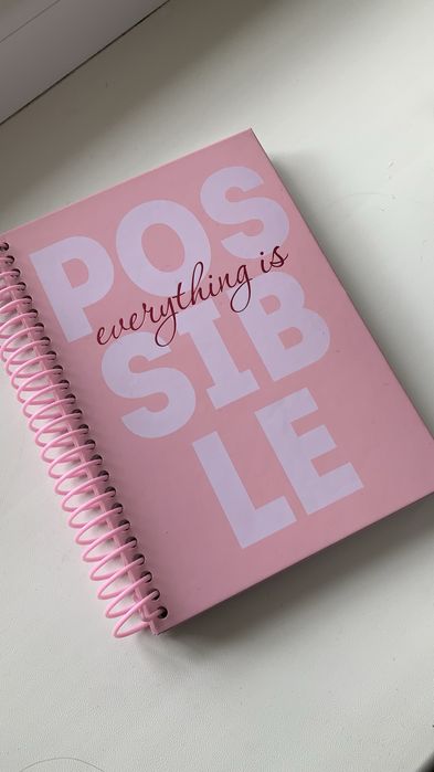 Естетичний блокнот записник планер в клітинку блокнотик