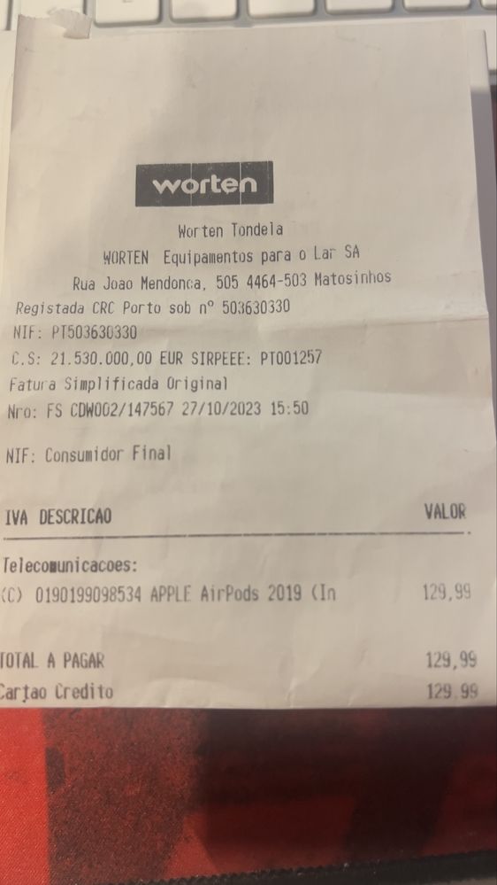 Vendo airpods 2 geração - com garantia