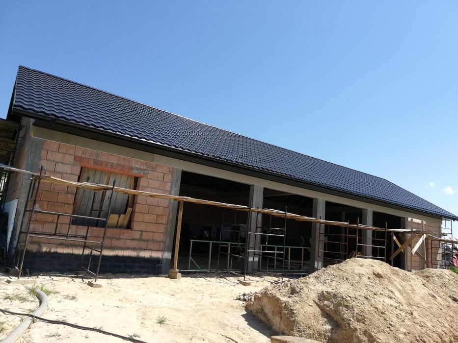 Usługi dekarskie remonty dachów zdjęcie eternitu