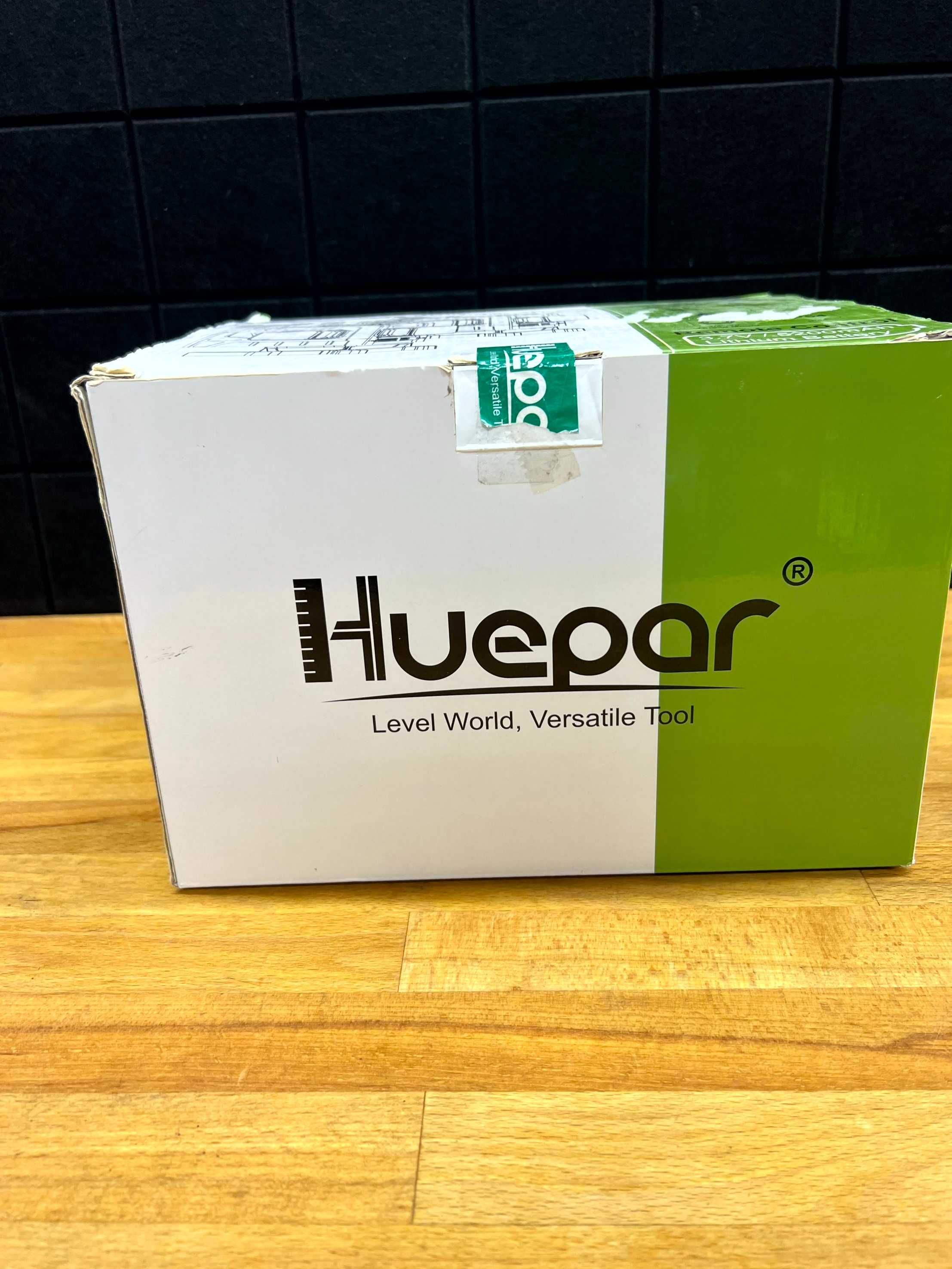 HUEPAR 904DG zestaw Laser zielony Wieloliniowy krzyżowy Pilot aku USB