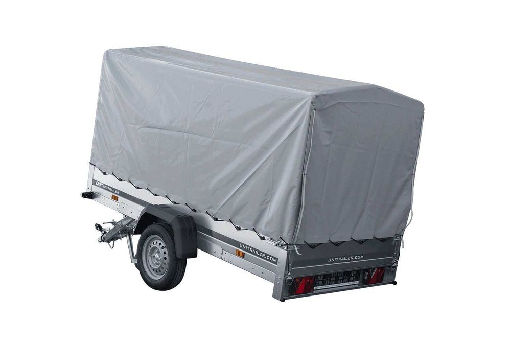 Przyczepka samochodowa GARDEN 264 KIPP 264x125 stelaż H1100 pokrowiec