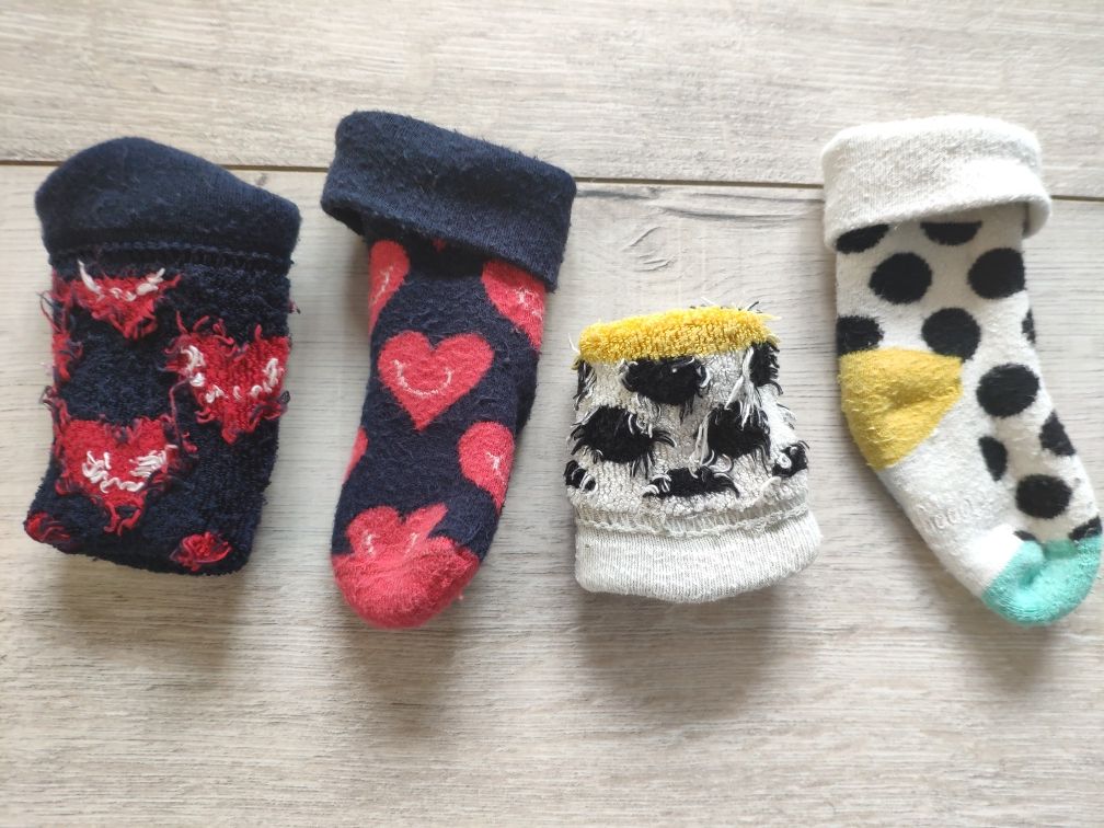 Ciepłe niemowlęce skarpety Happy Socks