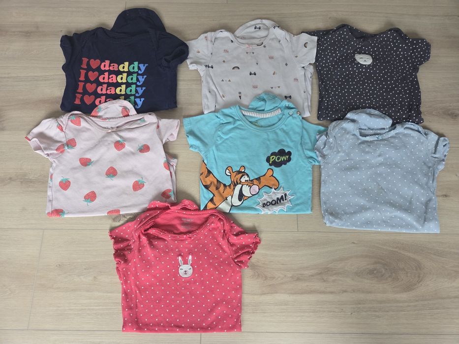 Body długi i krotki rękaw 13 sztuk r.92