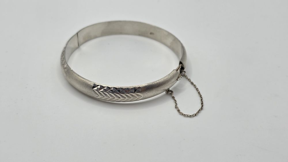 Srebrna Bransoletka Srebro Próba 925 Biżuteria Używana