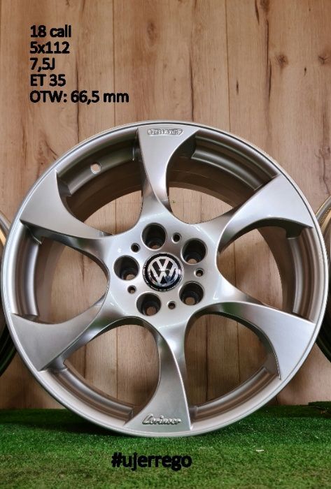 NOWE FELGI VW Arteon/T-Rock/Phaeton/Golf/Passat/CC/Scirocco 18x5x112