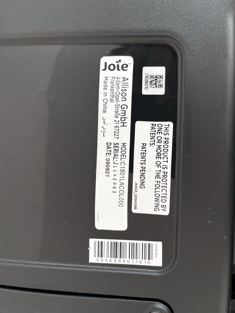 Fotelik 9-18 kg Joie iSpin 360 E obrotowy isofix