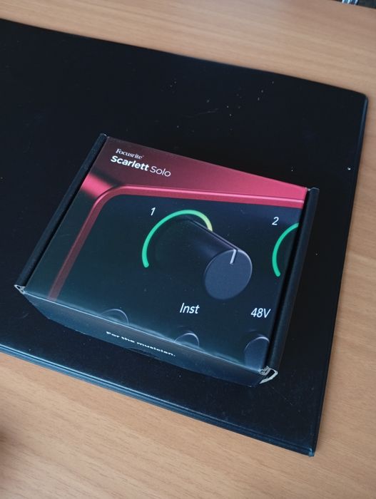 Interface focusrite solo 4 geração recente Nova
