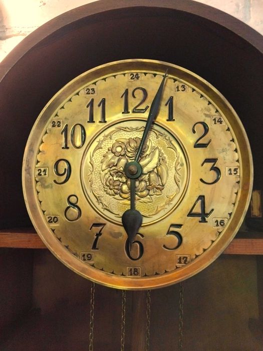 zegar kolejowy dworcowy PKP średnica 60 cm. lata 60/70