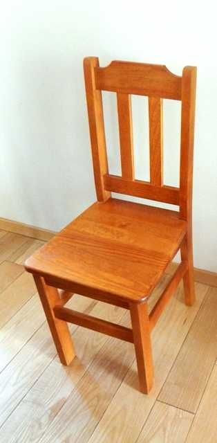 NOWE Mocne solidne krzesła drewniane sosnowe transport lub wysyłka