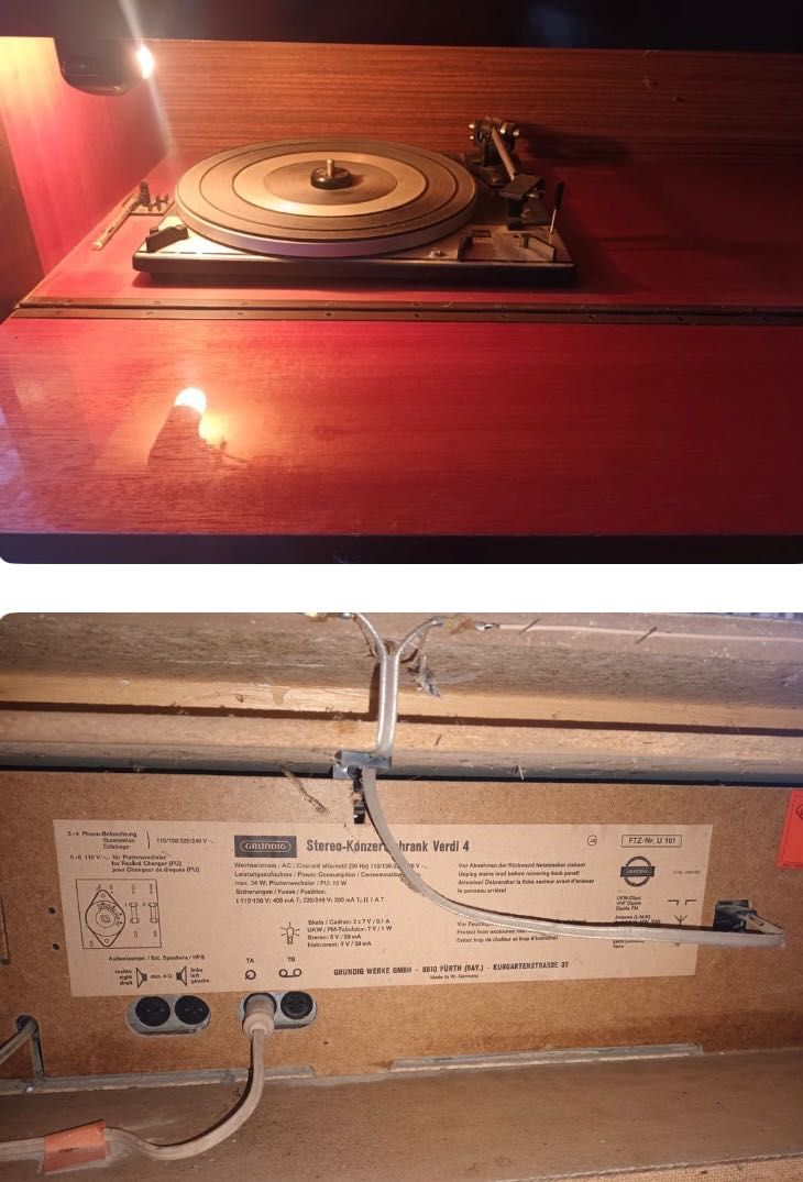 Móvel hi-fi grundig