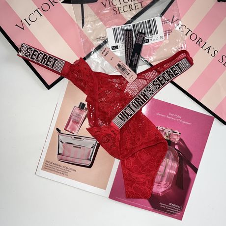 Majtki stringi very sexy nowe L Victoria’s Secret logowane paski