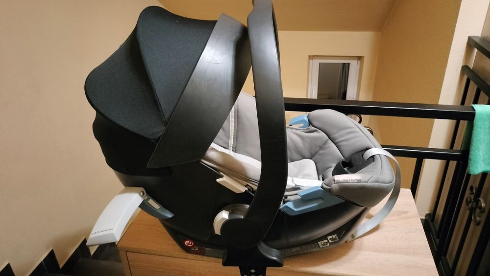 Nosidełko fotelik Cybex Aton 5 + adaptery do wózka