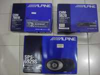 ALPINE Conjunto de som para automóvel (RadioCd + Caixa CD's + Colunas)