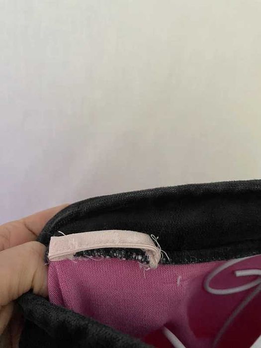 Kolorowy welurowy zapinany szlafrok podomka 3XL/46