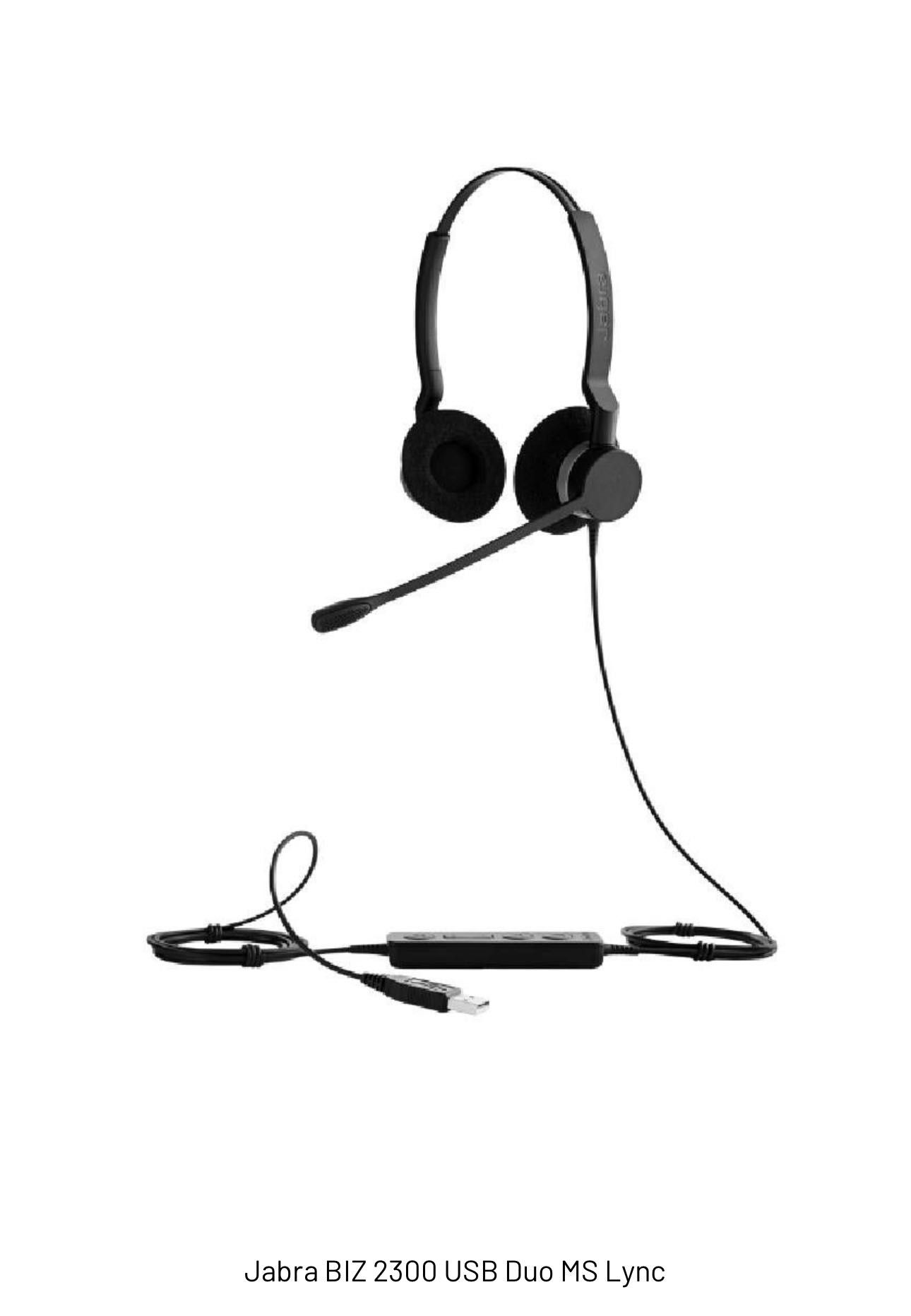 Jabra BIZ 2300 USB Duo MS Lync