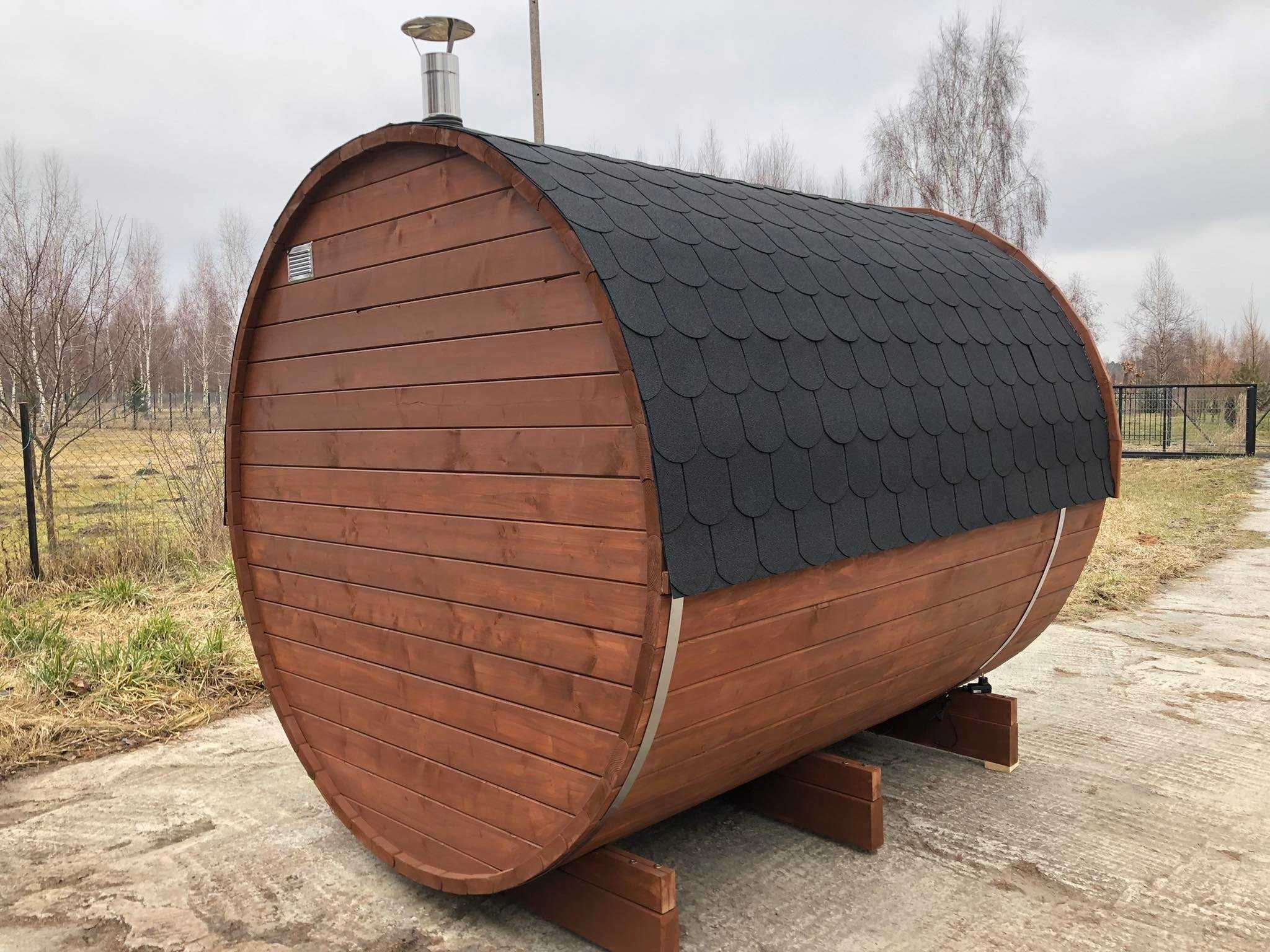 Sauna Ogrodowa 2,5 m x 2,2 m Cały komplet Piec +akcesoria Raty Leasing