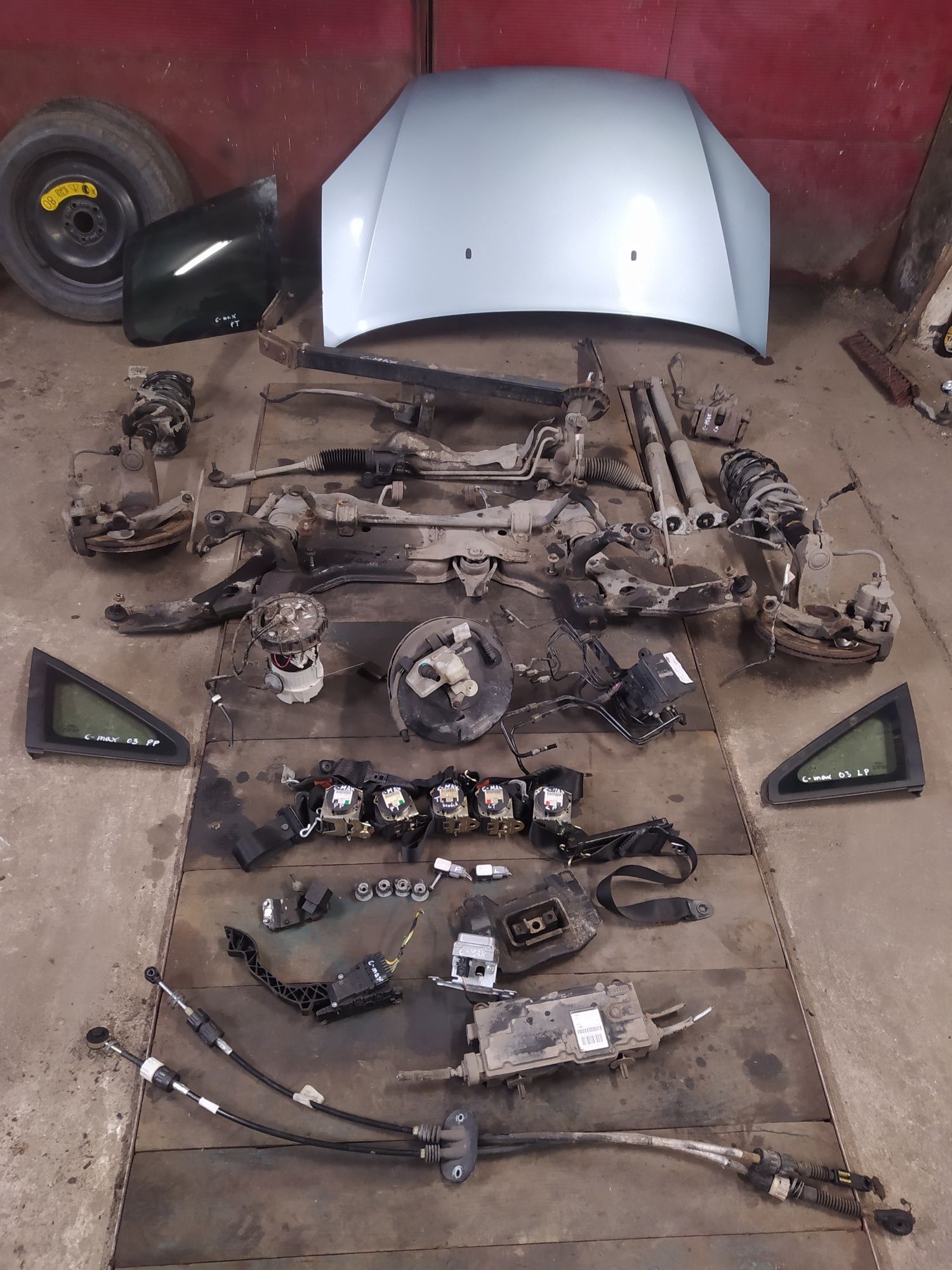 Ford C max maska abs ręczny maglownica koło zwrotnica wózek wahacz