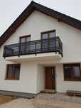 Balustrada balkonowa, stalowa barierka panelowa