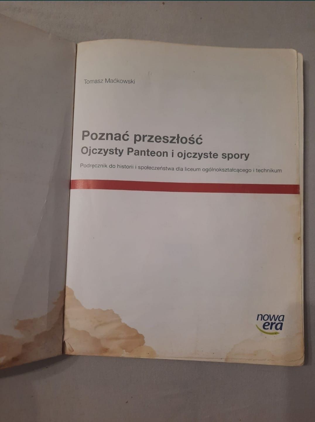 Poznać przeszłość "Ojczysty Panteon i ojczyste spory"
"Ojczysty Panteo