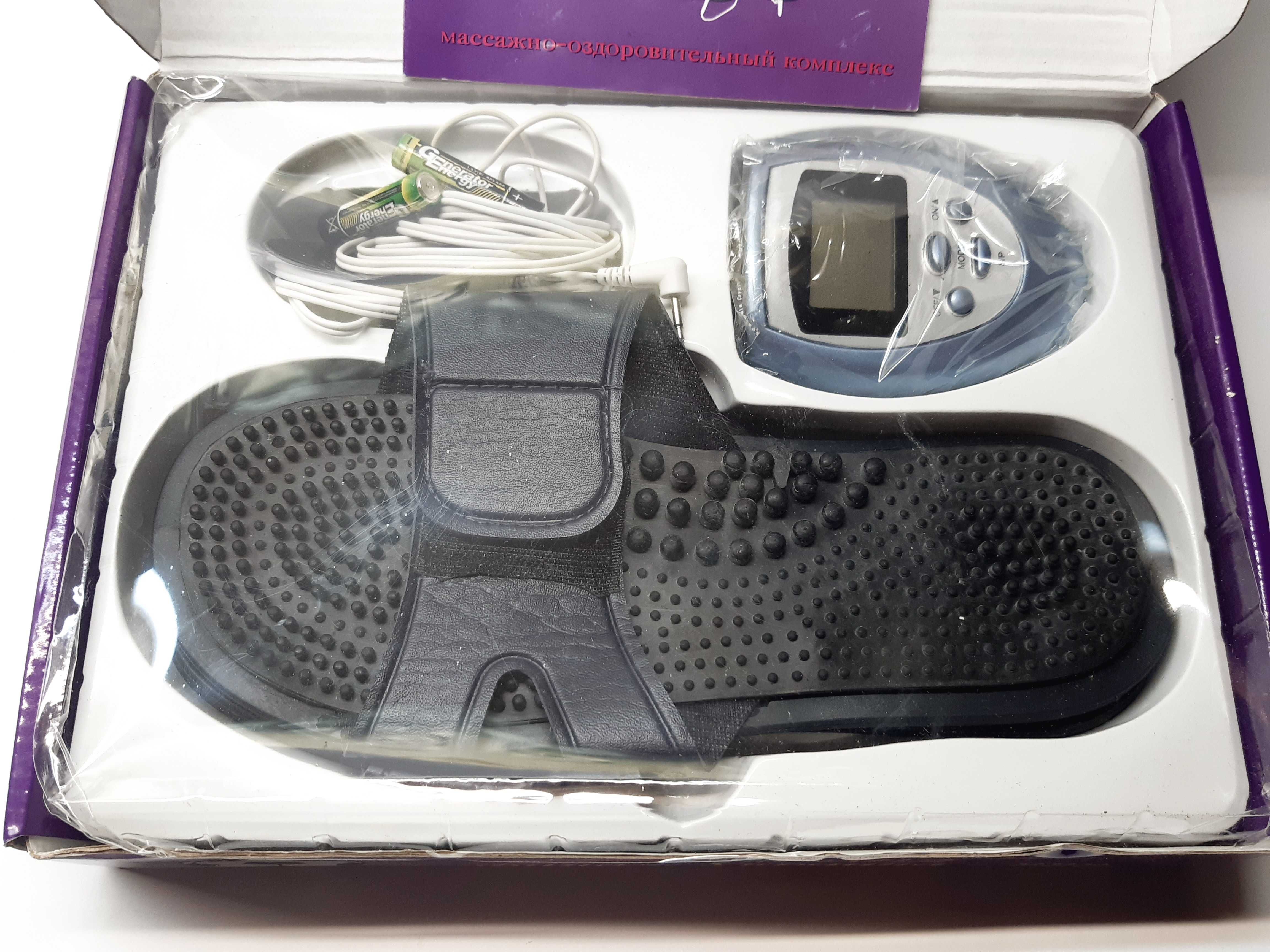 Массажер для ступней ног, тапочки foot massager 2 в 1