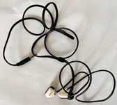 Słuchawki douszne 4World, mini jack, kabel 130 cm – sprawne
