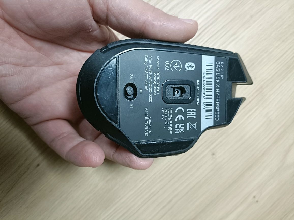 Rato Razer ótico bluetooth