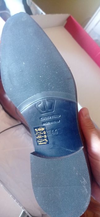 Sapato clássico conhaque novo