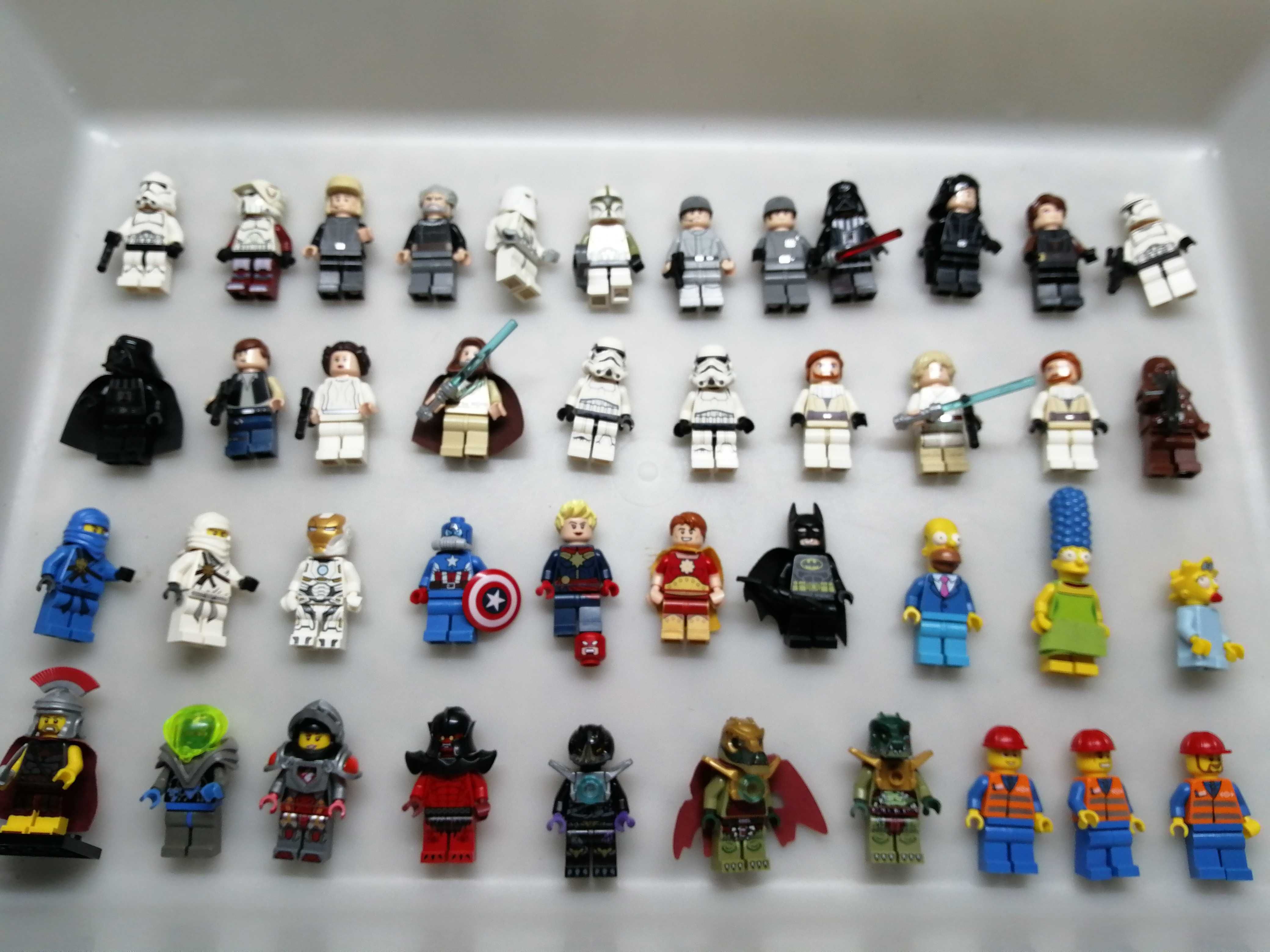 Mini figuras Lego, star wars, etc todas novas