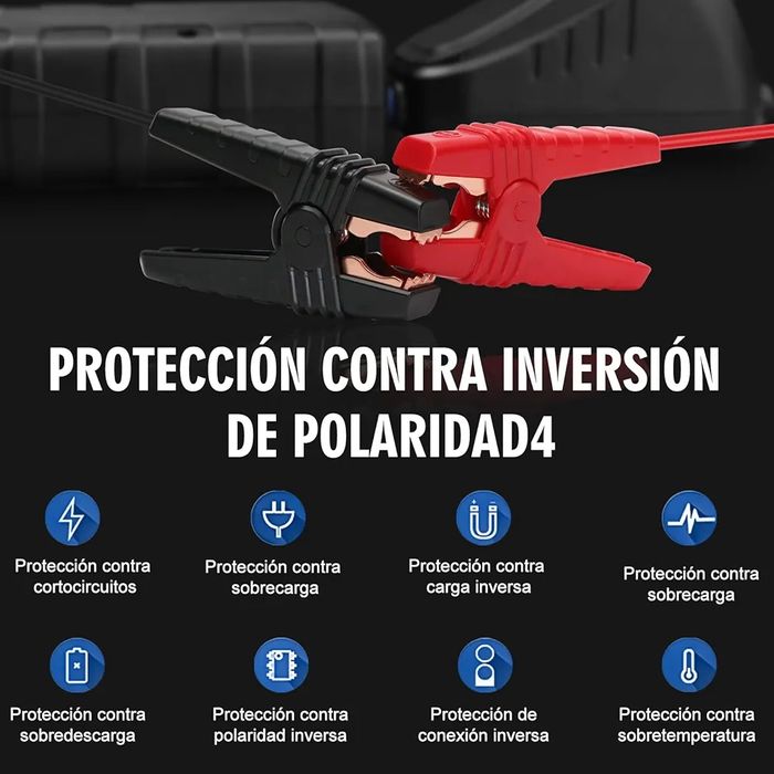 [Novo] Booster / Jump Starter / Arrancador Bateria Carros 12V - 1500A