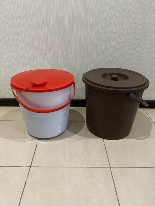 Ведро 15л с крышкой с клапаном