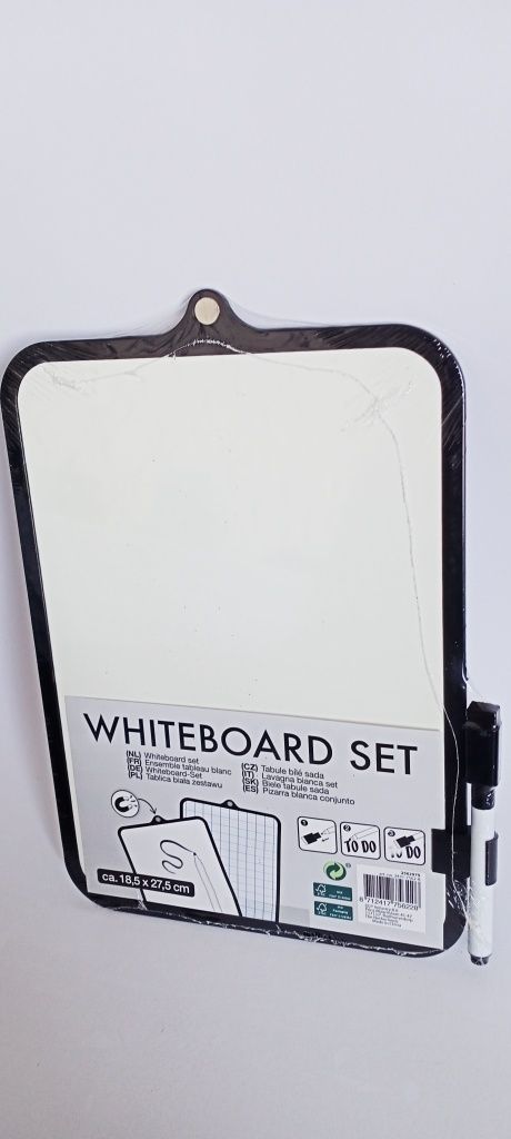 Mini whiteboard, 18,5х27,5 см + маркер