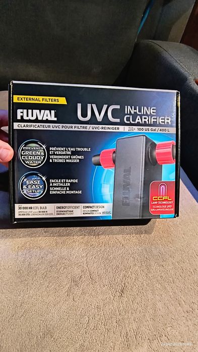 Fluval UVC In-Line Clarifier sterylizator