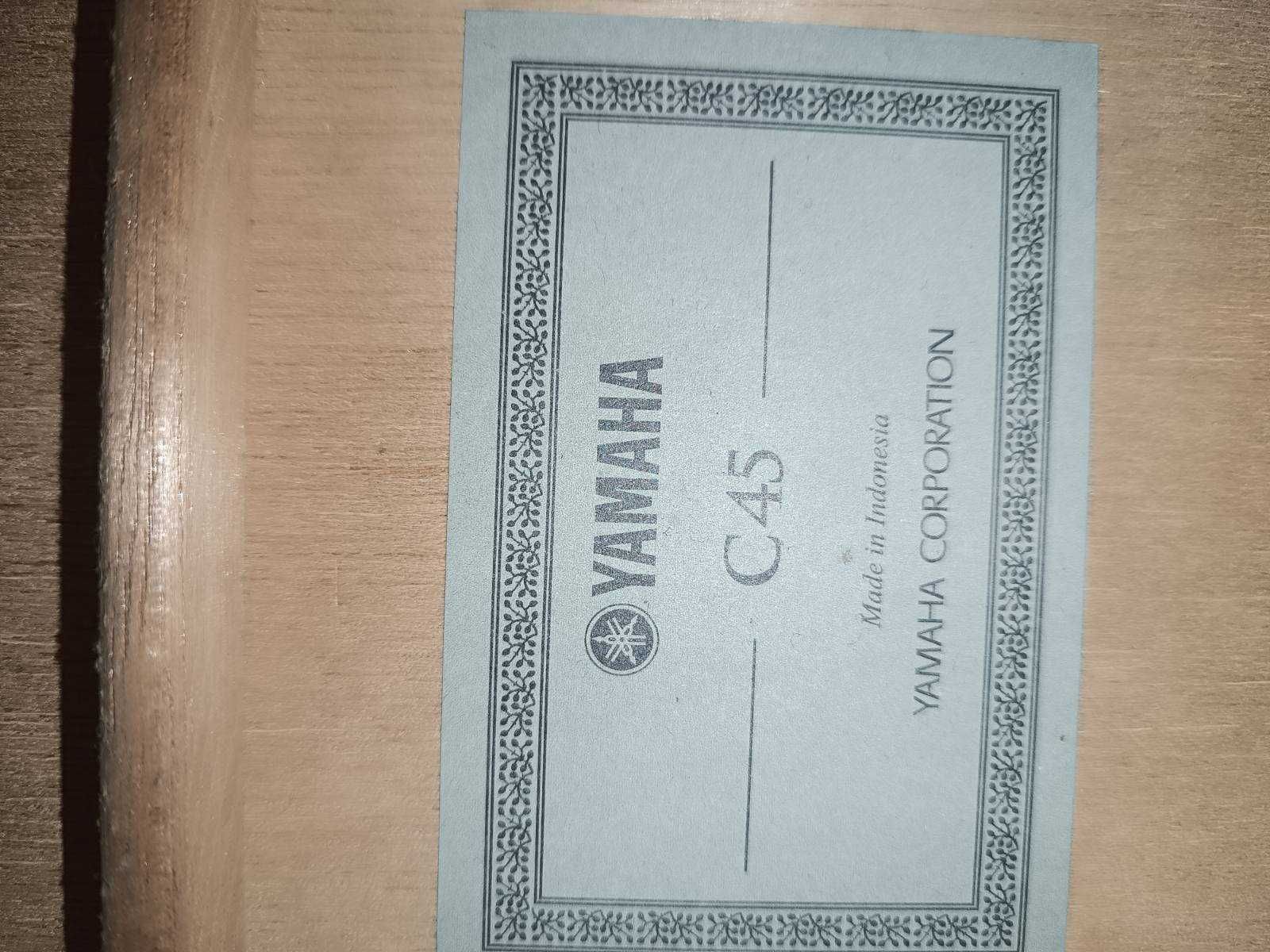 Класична гітара YAMAHA C45 б/у