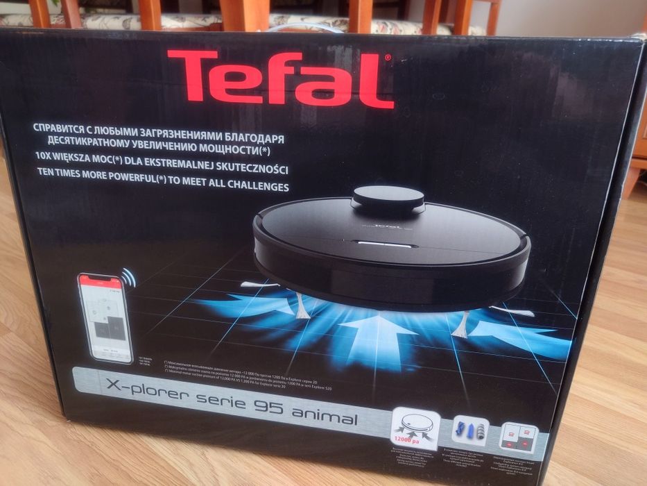 Robot sprzątający Tefal X-plorer S95 RG7975 nowy akumulator