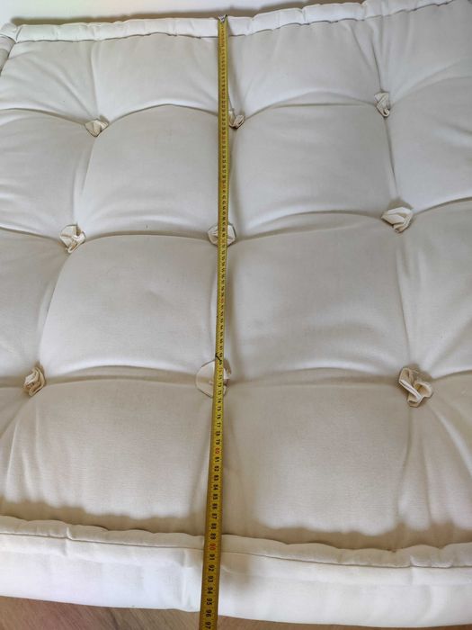 Sofa modułowa Yebel SKLUM, bawełna, 100x200cm, kremowa, bardzo wygodna