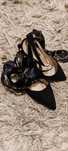 Buty półbuty czarne nowe wiązane na kostkę 39