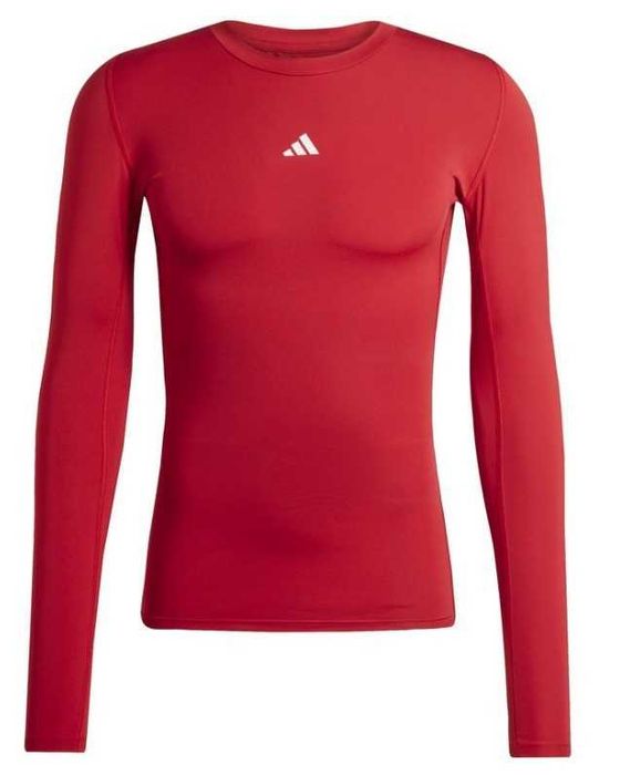 Nowa koszulka Adidas TF Tee LS, Czerwona. Longsleeve