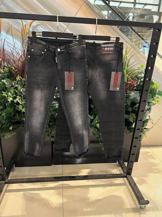 DSQUARED 2 ICON NEW Мужские джинсы темно-серий штаны 30-31 р. стильные
