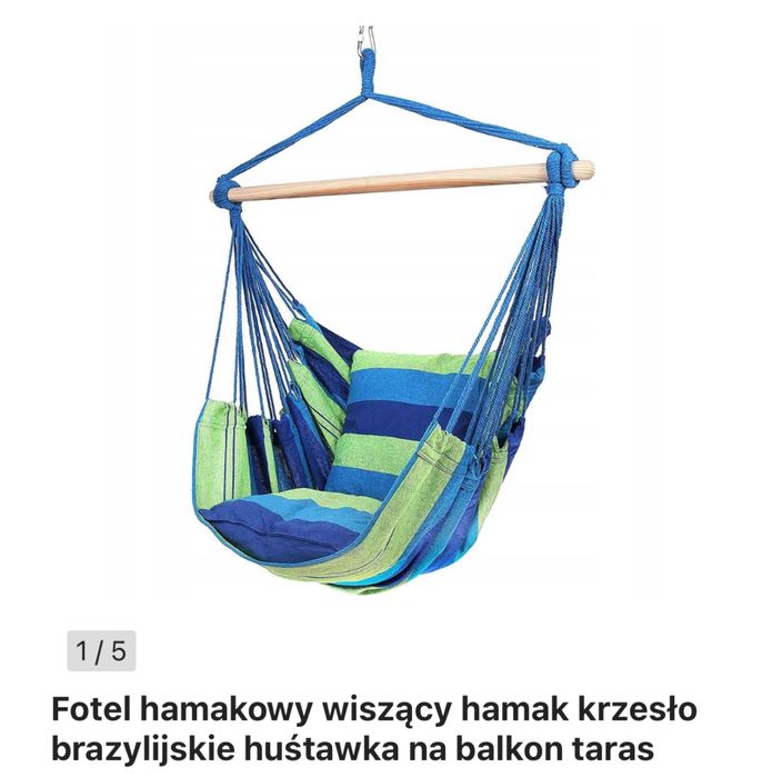 Fotel hamakowy krzesło brazylijskie