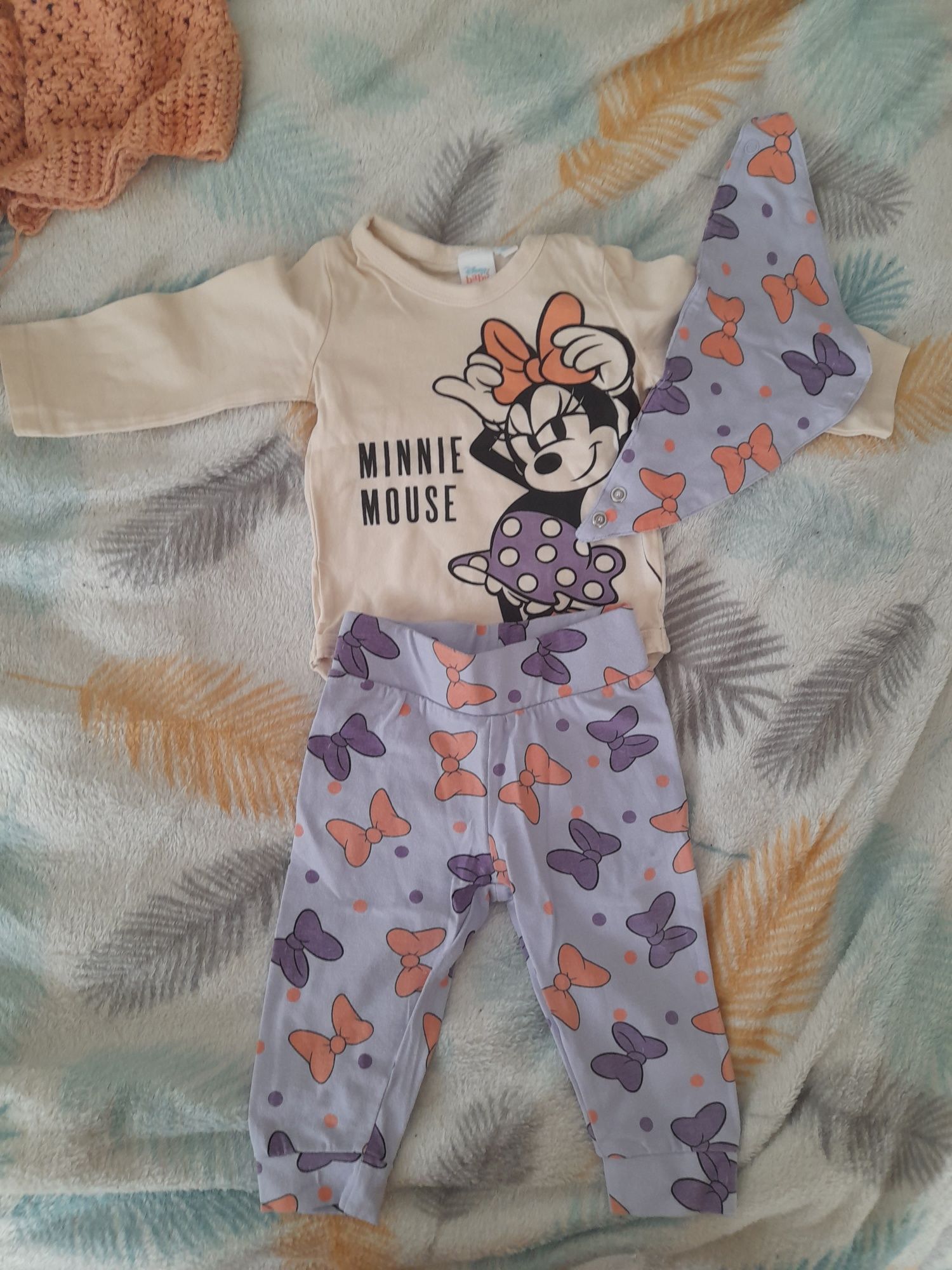 Zestaw dla dziewczynki Myszka Miki | body, legginsy | Disney Baby 68