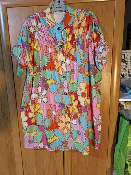 Zwiewna letnia sukienka oversize