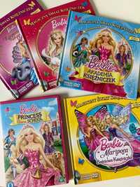 Zestaw bajek DVD Barbie Magiczny świat księżniczek 4 szt plus gratis