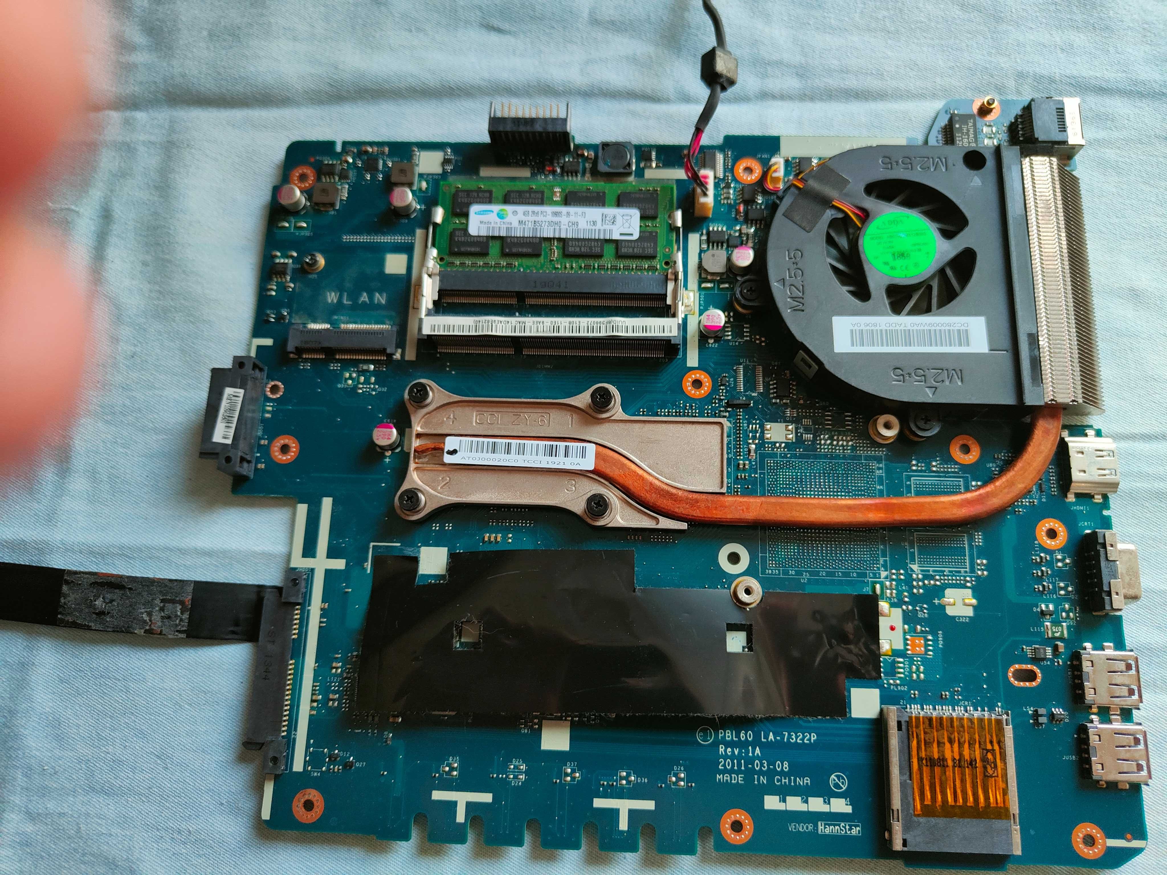 Teclado e motherboard para  Asus K53U