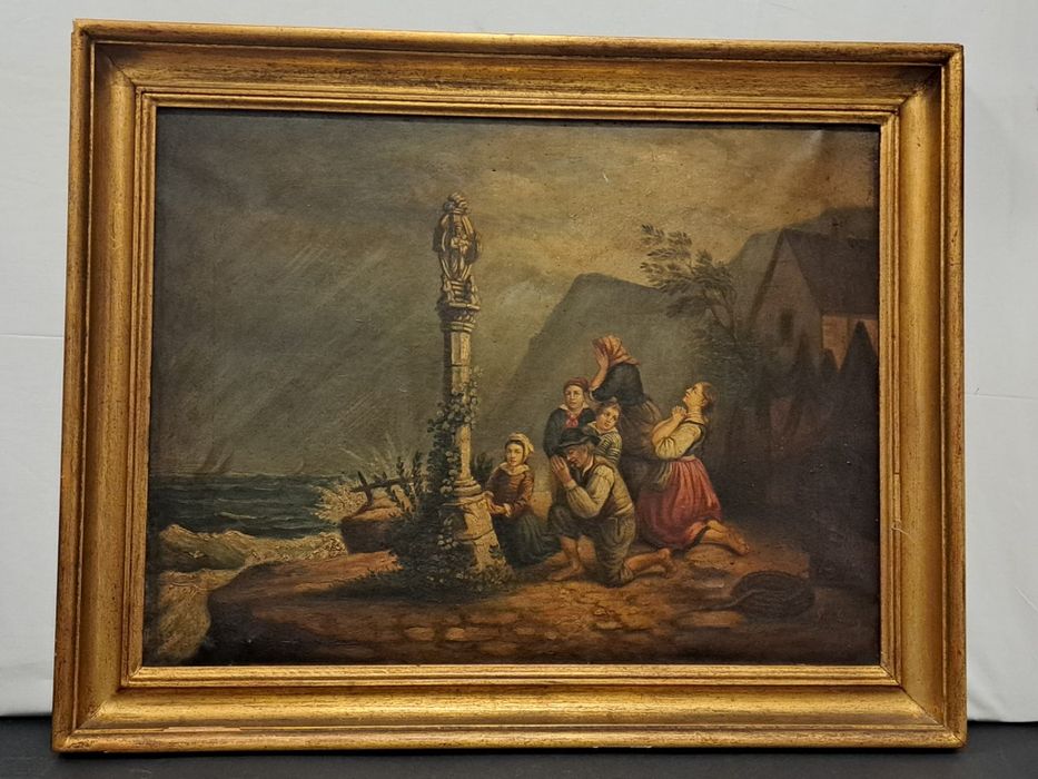 Quadro a óleo antigo