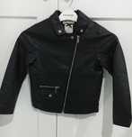 H&M czarna skorzana kurtka ramoneska elo skora motocyklowa