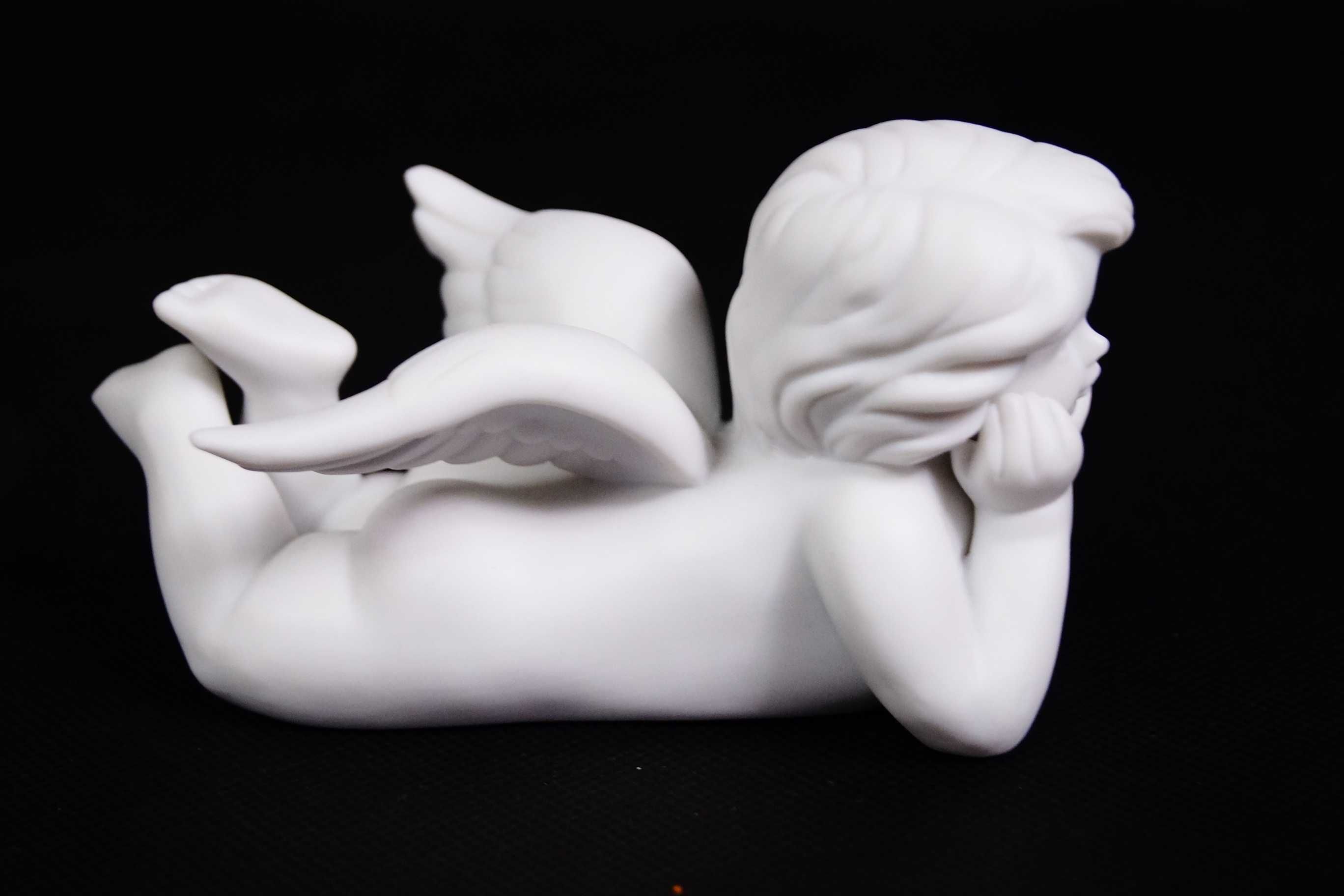 Aniołek figura porcelanowa Rosenthal biskwitowa anioł 3